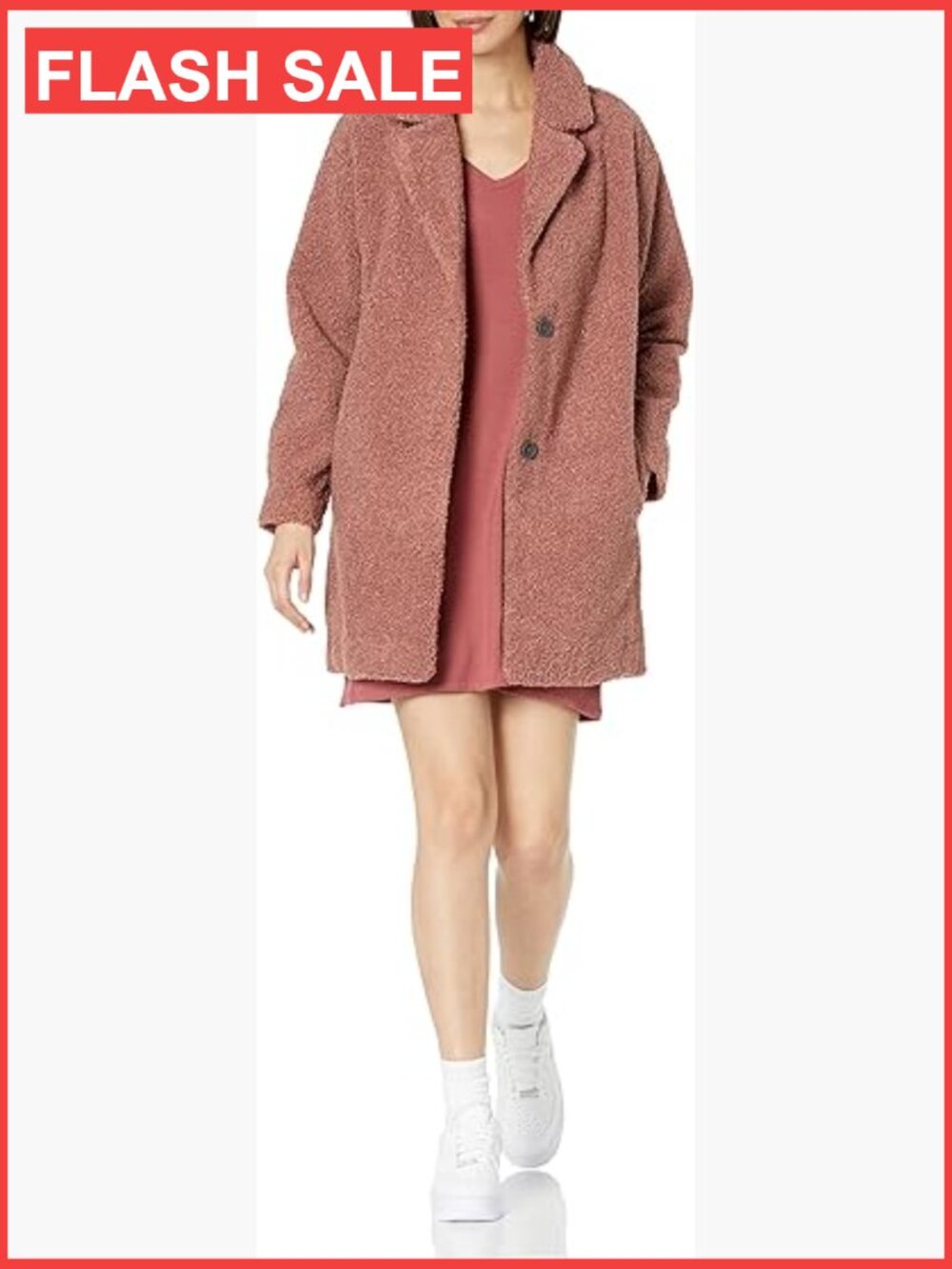 Oversized Teddy Fleece Lapel Jacket Cozy Sherpa Winter Coat